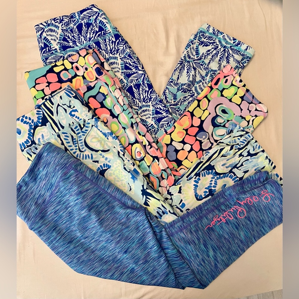 Lilly Pulitzer Luxletic Cropped Leggings Medium